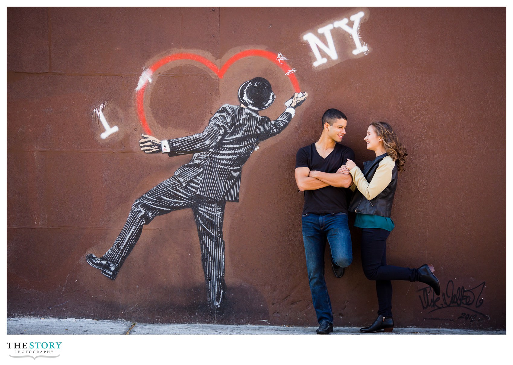 Lower East Side Street Art Engagement Photography