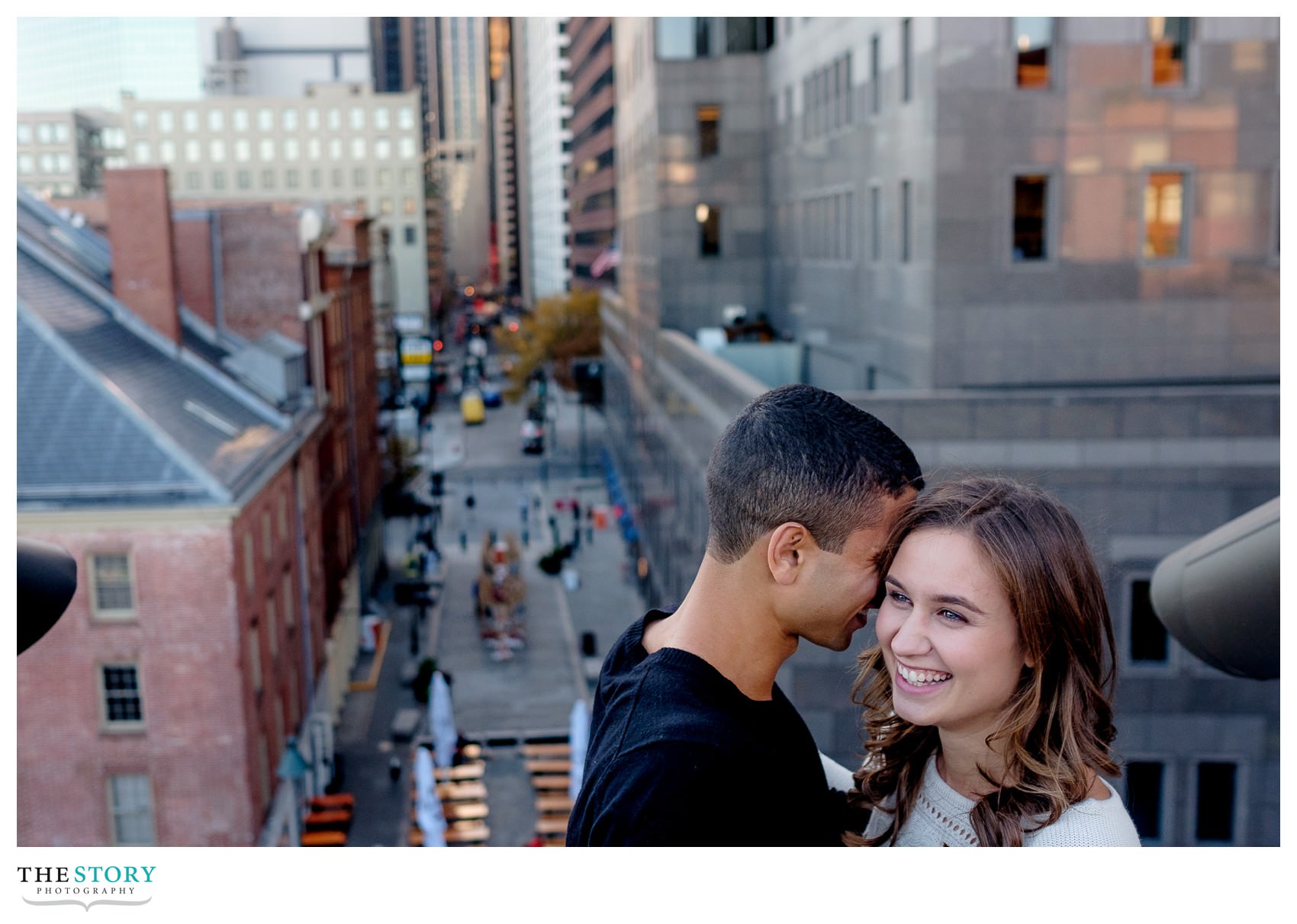 engagement photos in New York City