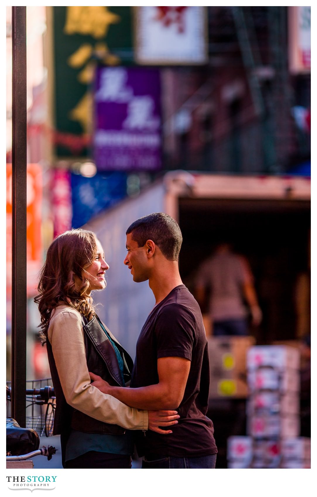 Chinatown engagement photos