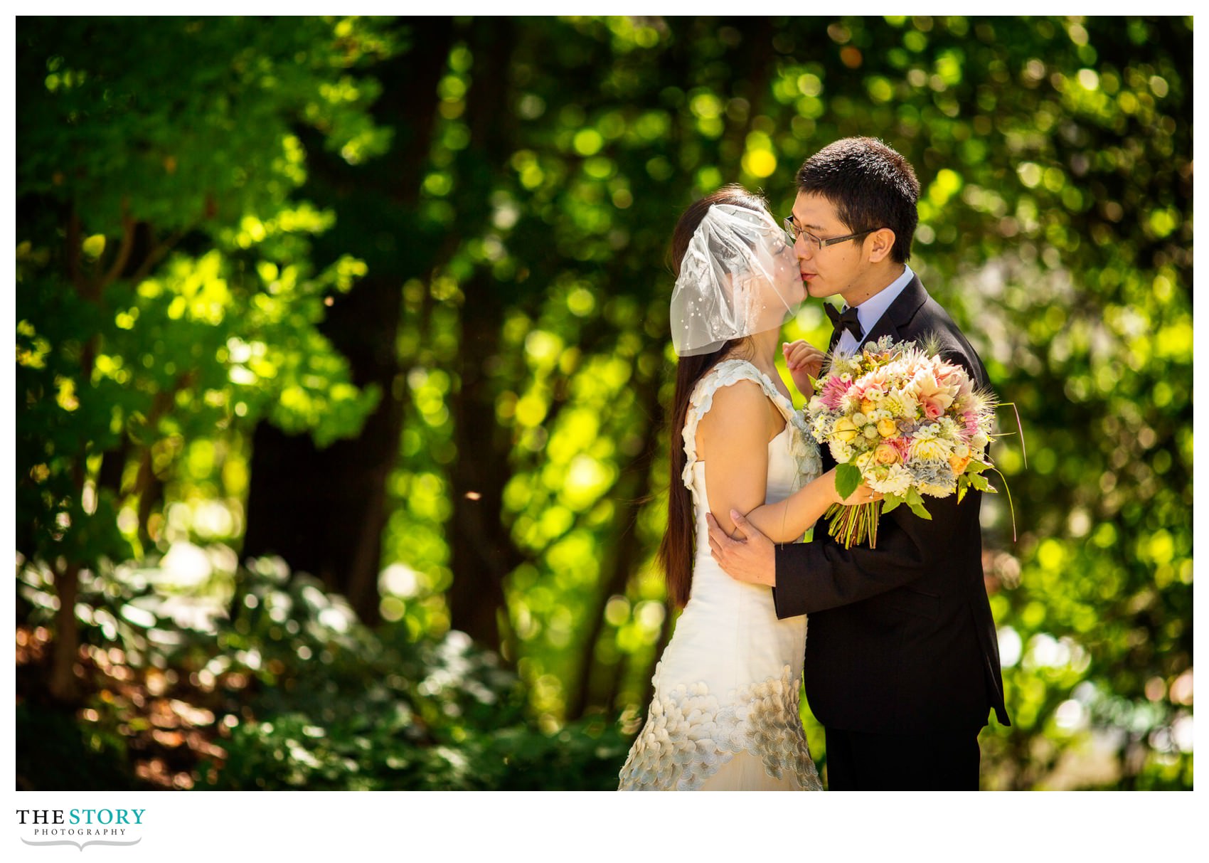 wedding photos at Cornell A.D. White Gardens