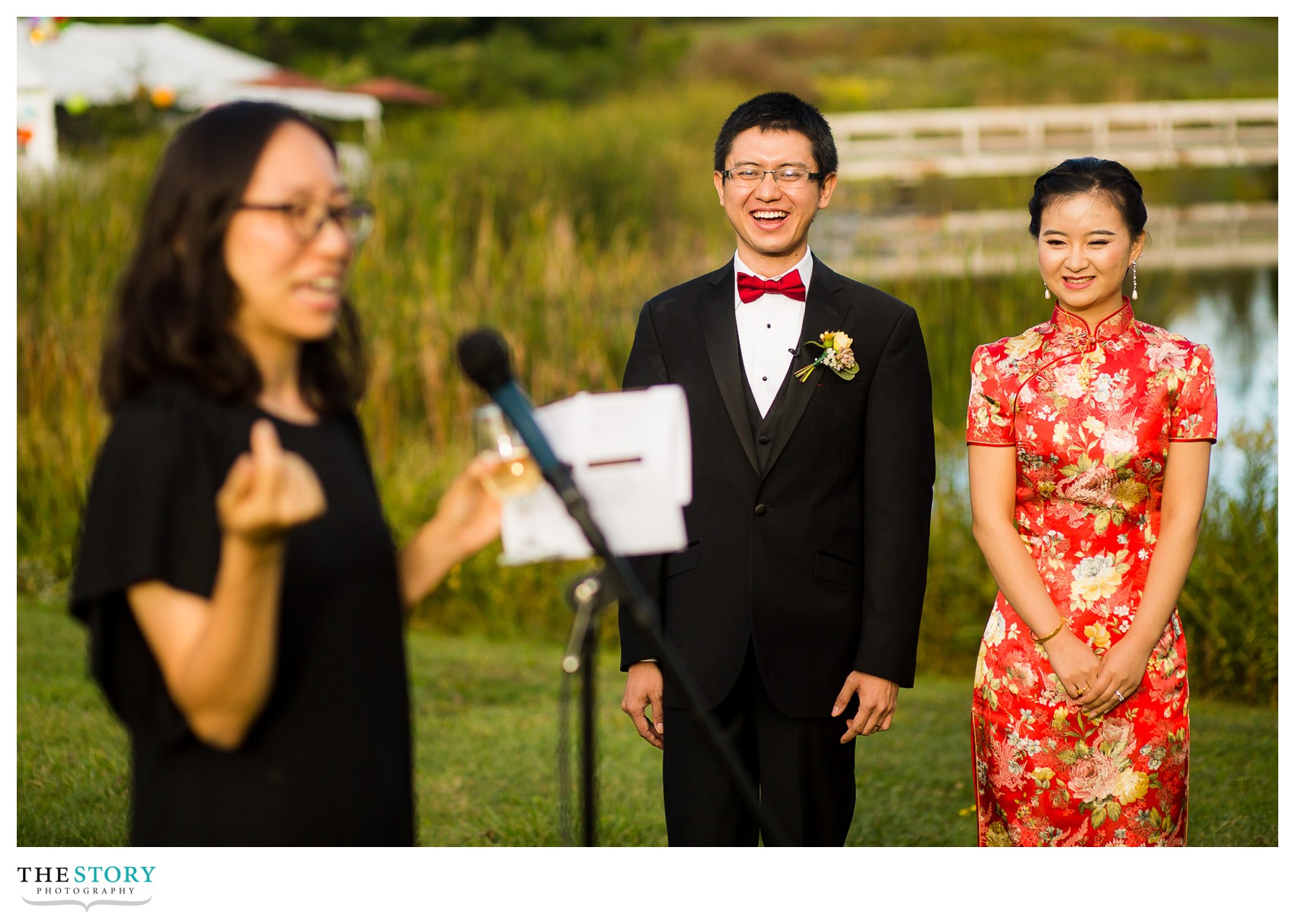 Cornell Plantations wedding reception photos at F.R. Newman Arboretum