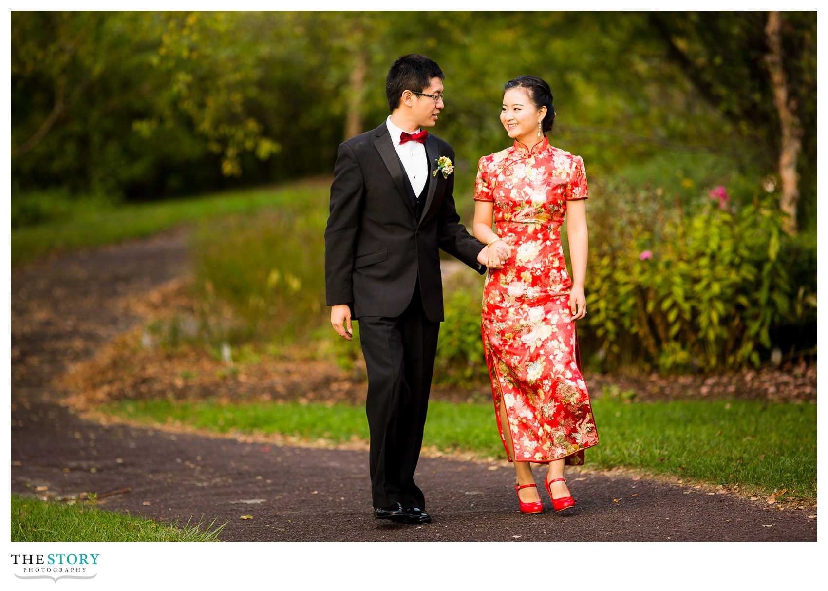 Wedding photos at Cornell Plantations