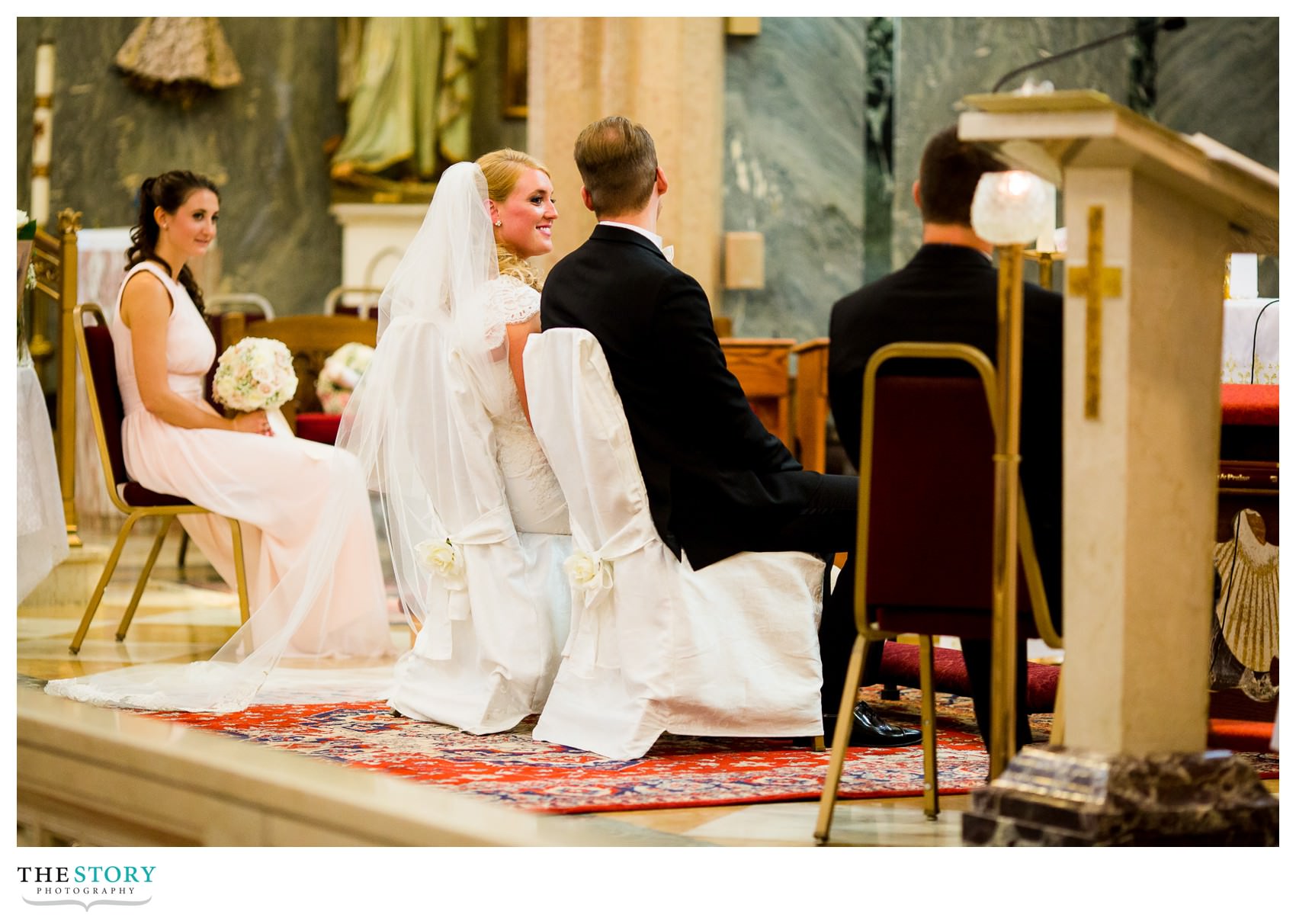 Syracuse wedding photos at Sacred Heart Basilica