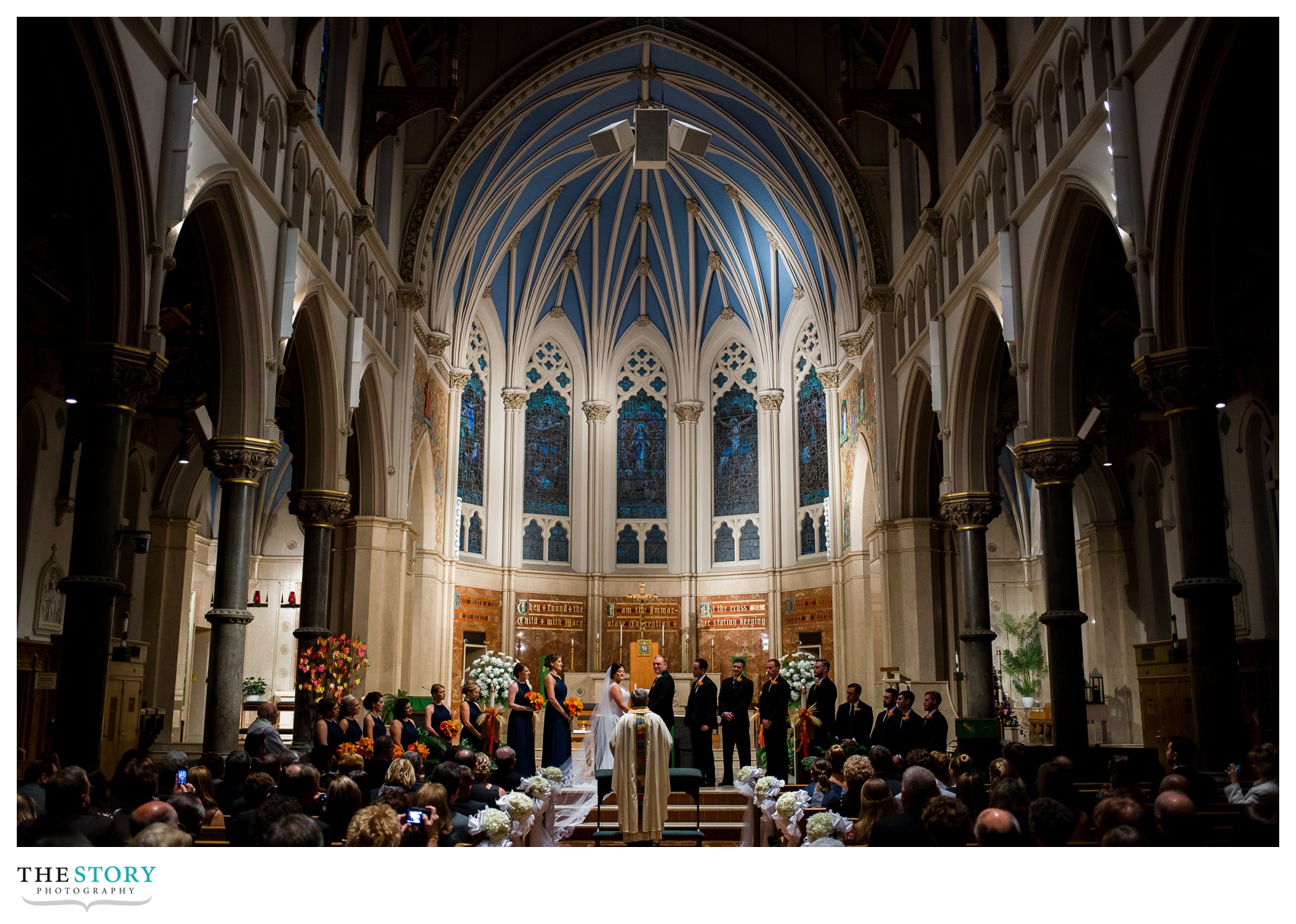 cathedral of the immaculate conception wedding ceremony