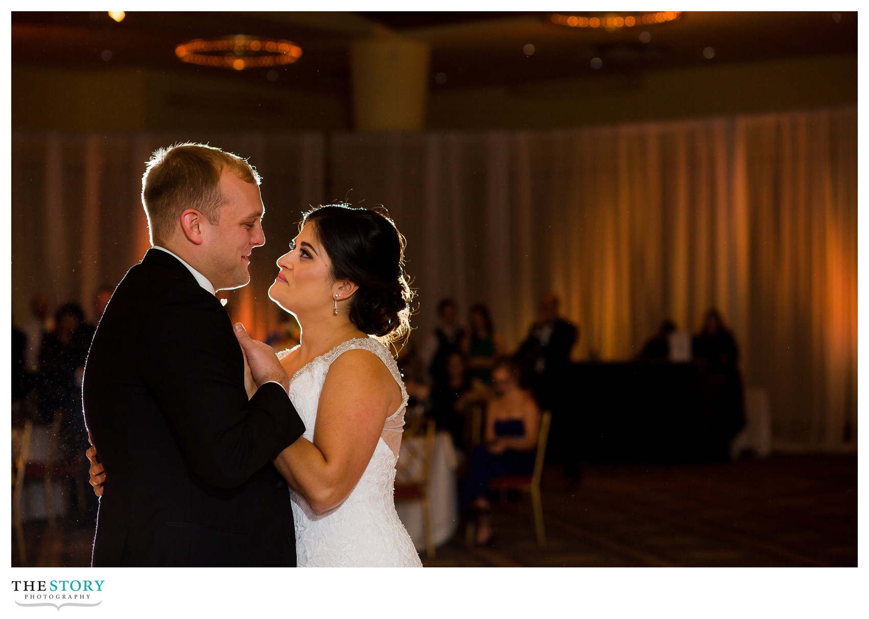 first dance at oncenter wedding reception