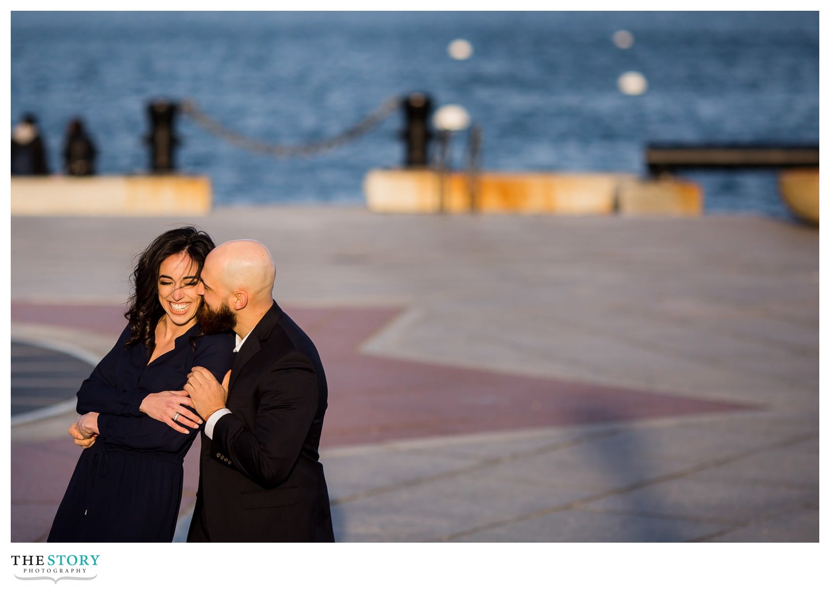 Long Wharf engagement photos