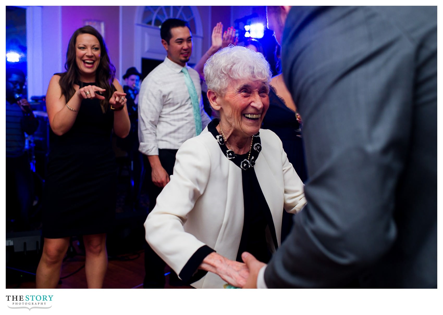 fun wedding reception photography at Queensbury wedding