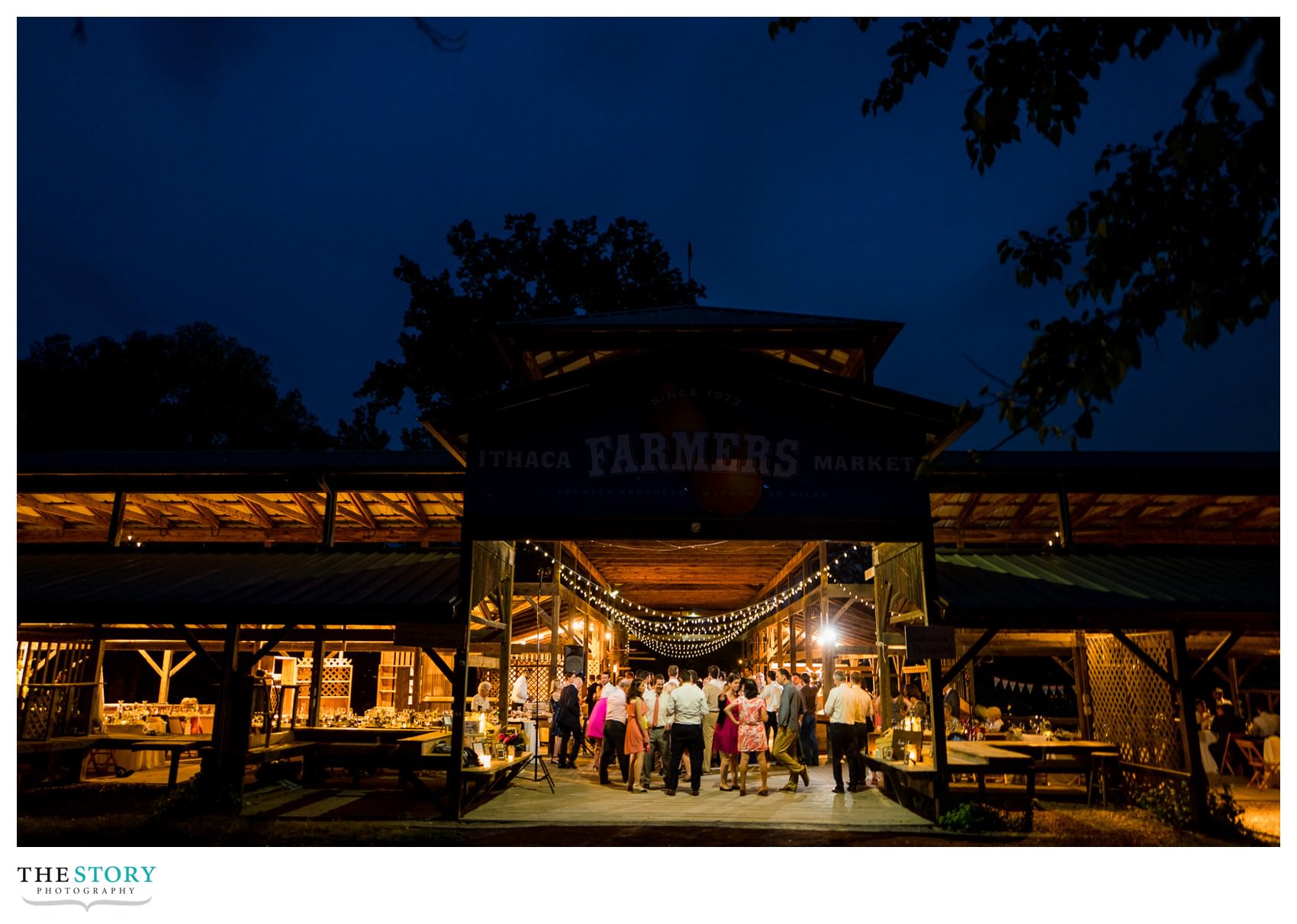 Ithaca Farmers Market wedding reception