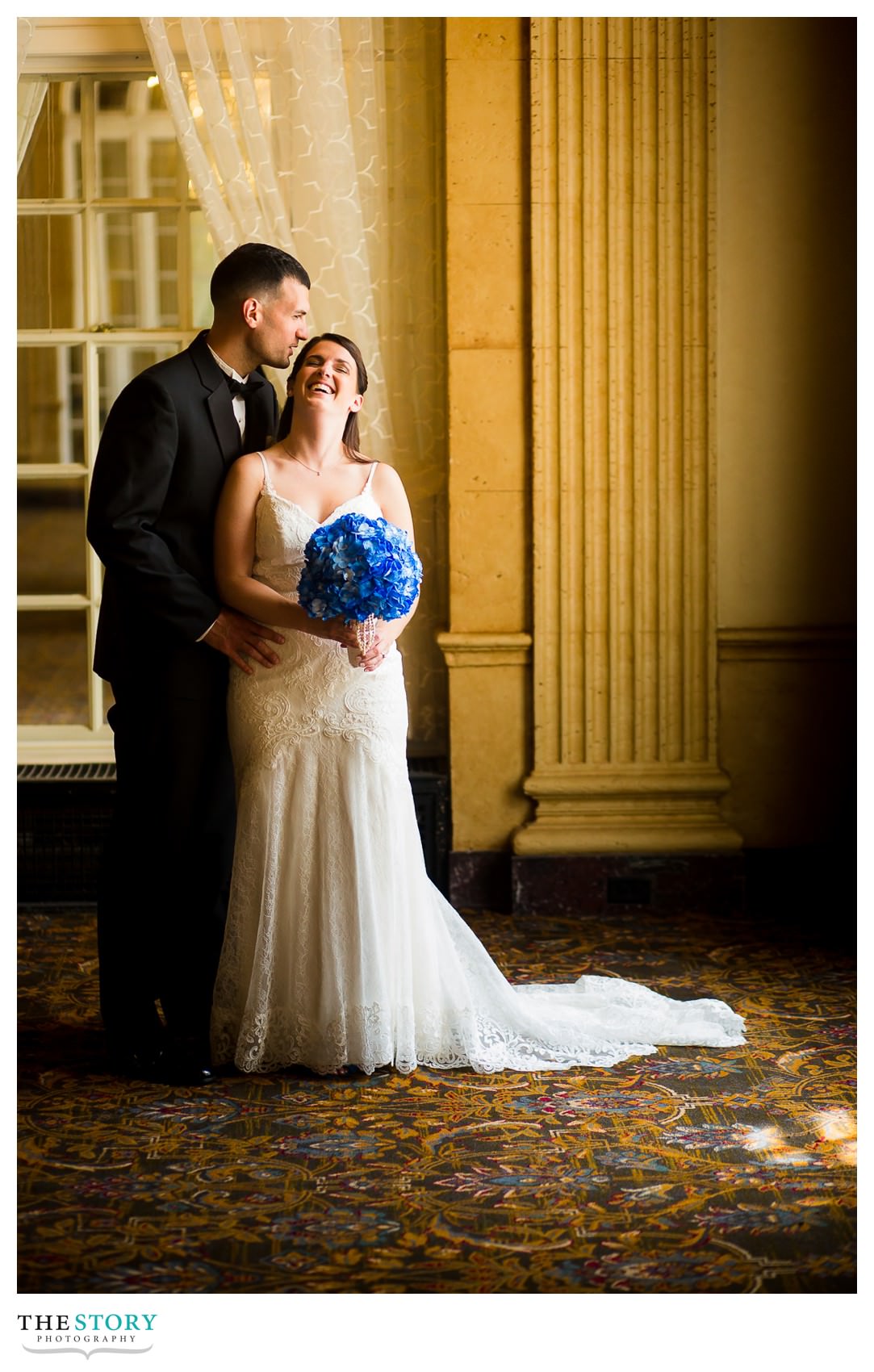 wedding photography at Marriott Syracuse Downtown