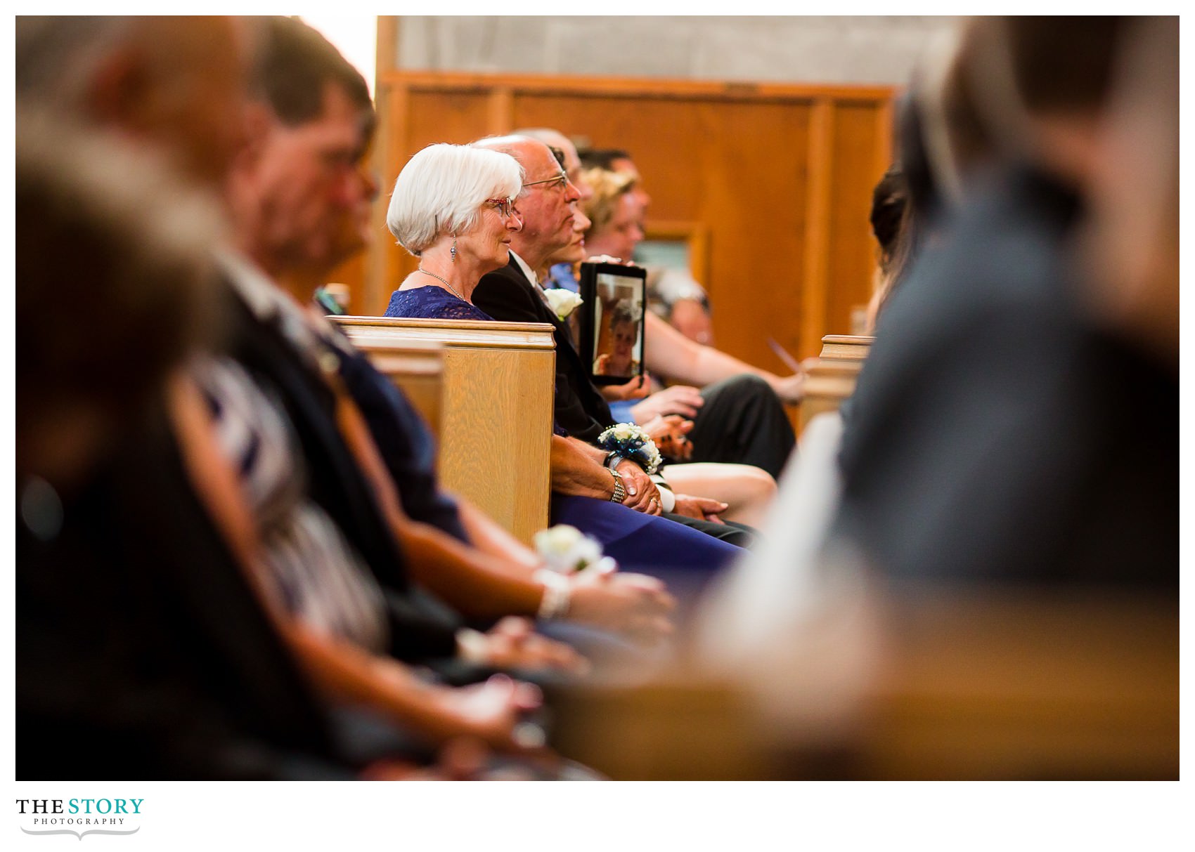 grandmother from Italy Skypes in to wedding ceremony at Blessed Sacrament