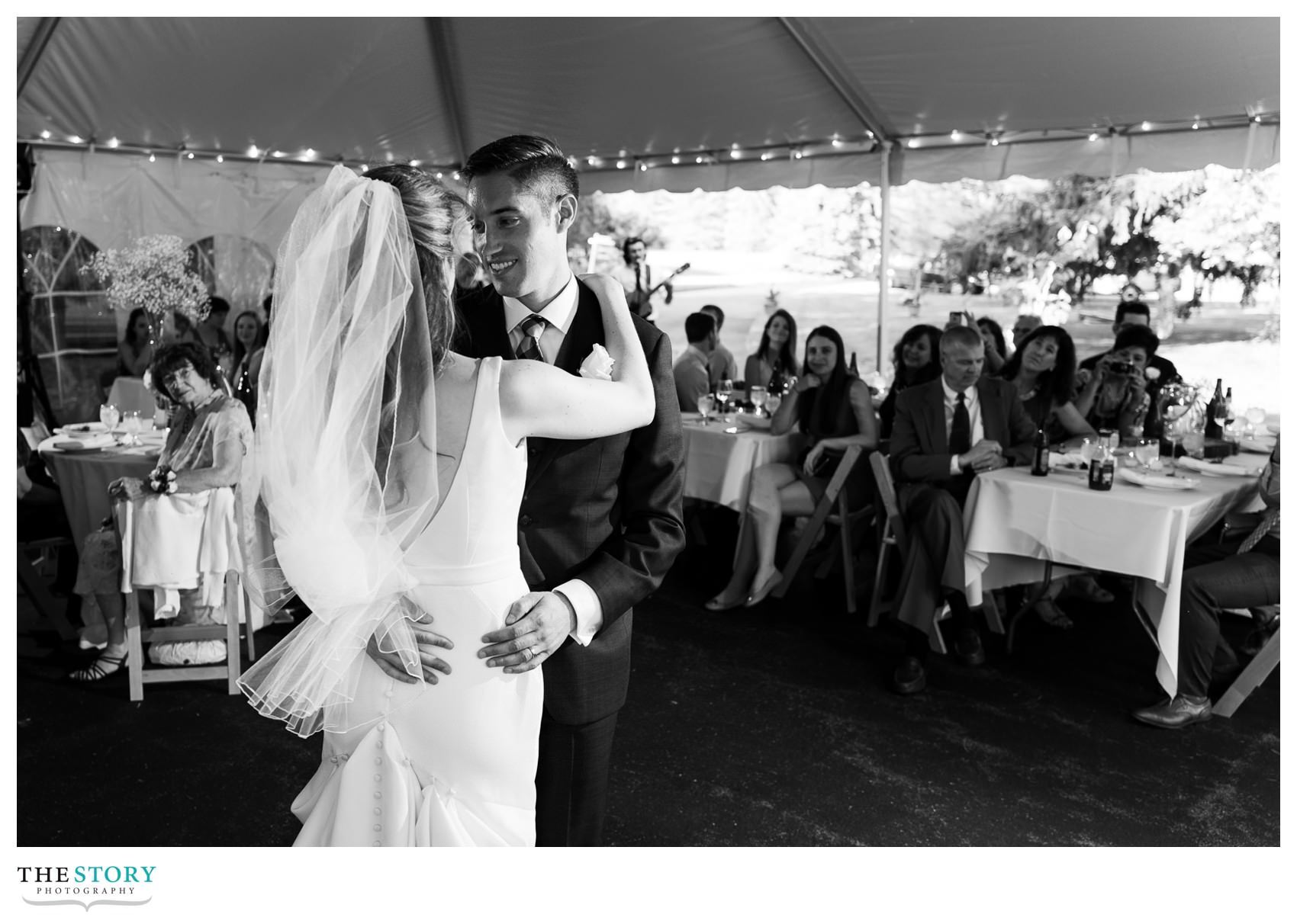 wedding reception first dance in Skaneateles