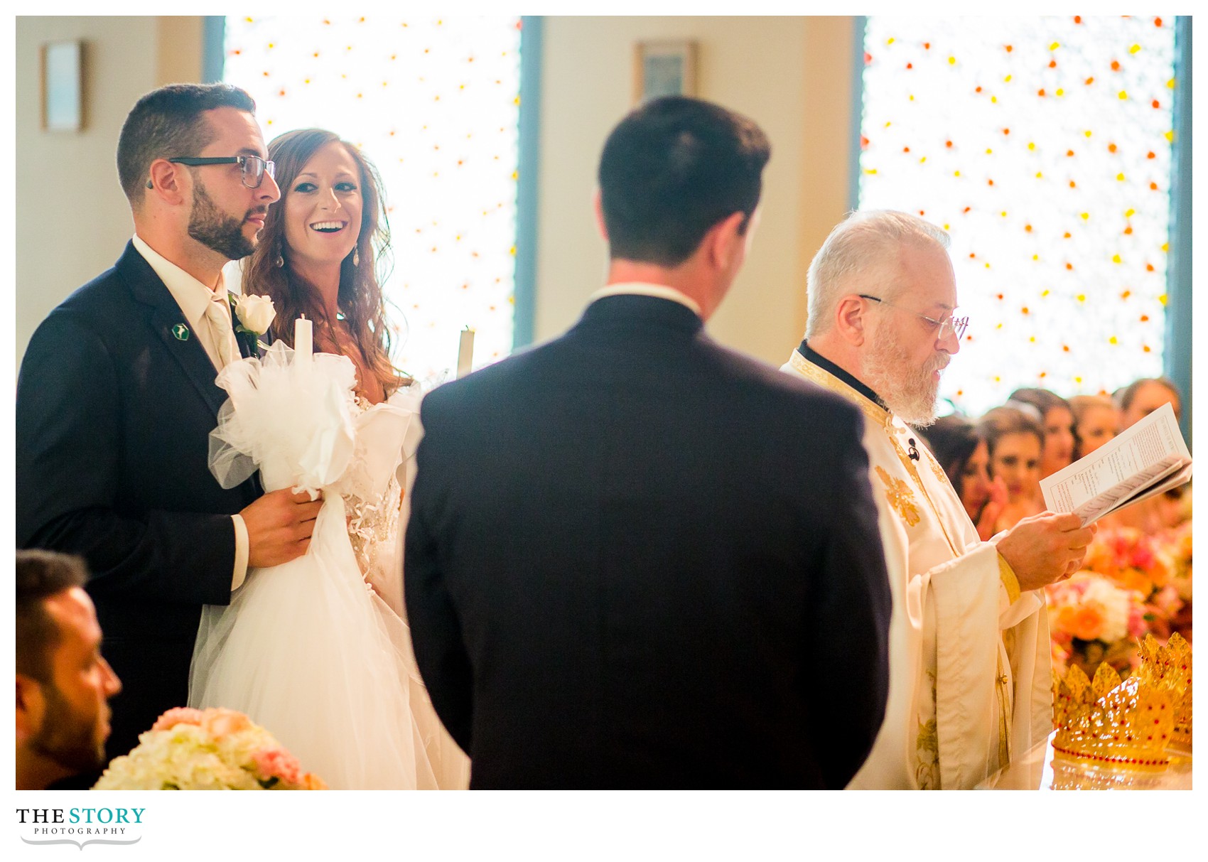 Finger Lakes Orthodox wedding ceremony