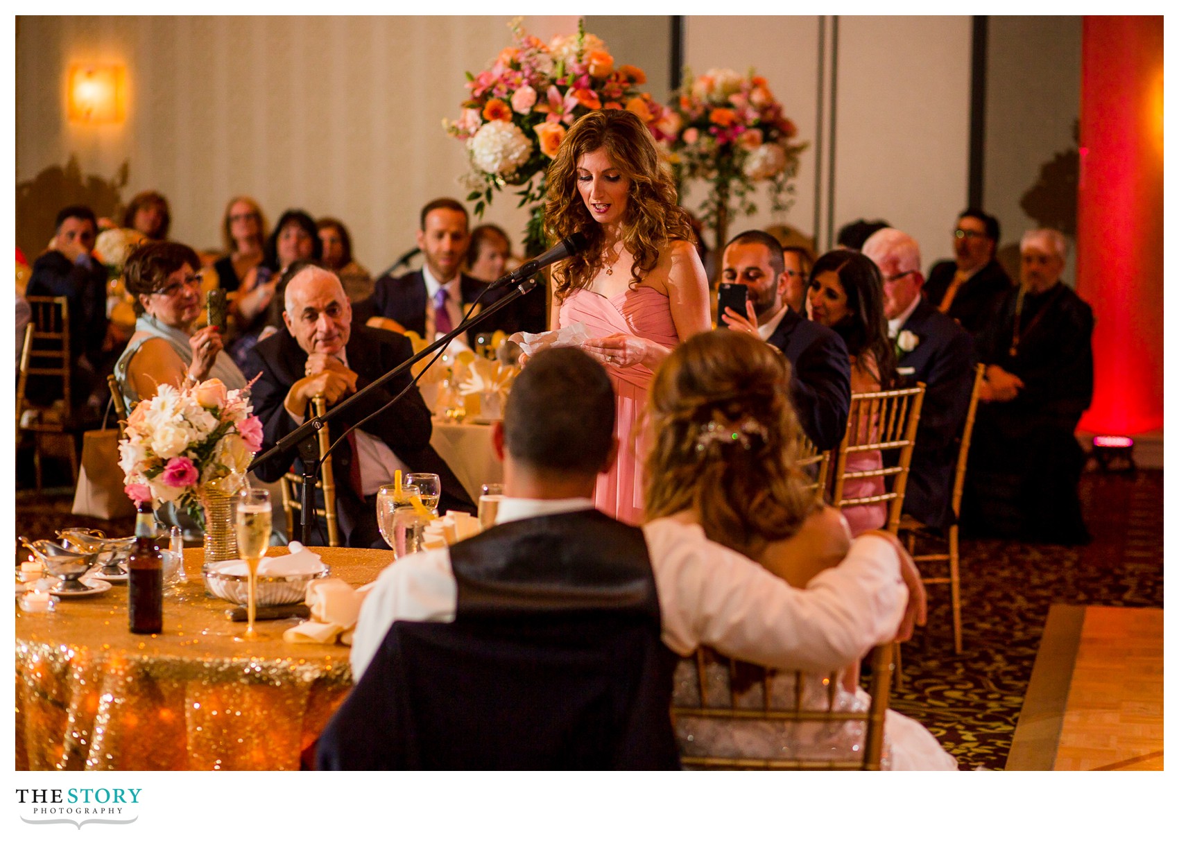 maid of honor speech at Watkins Glen Harbor Hotel