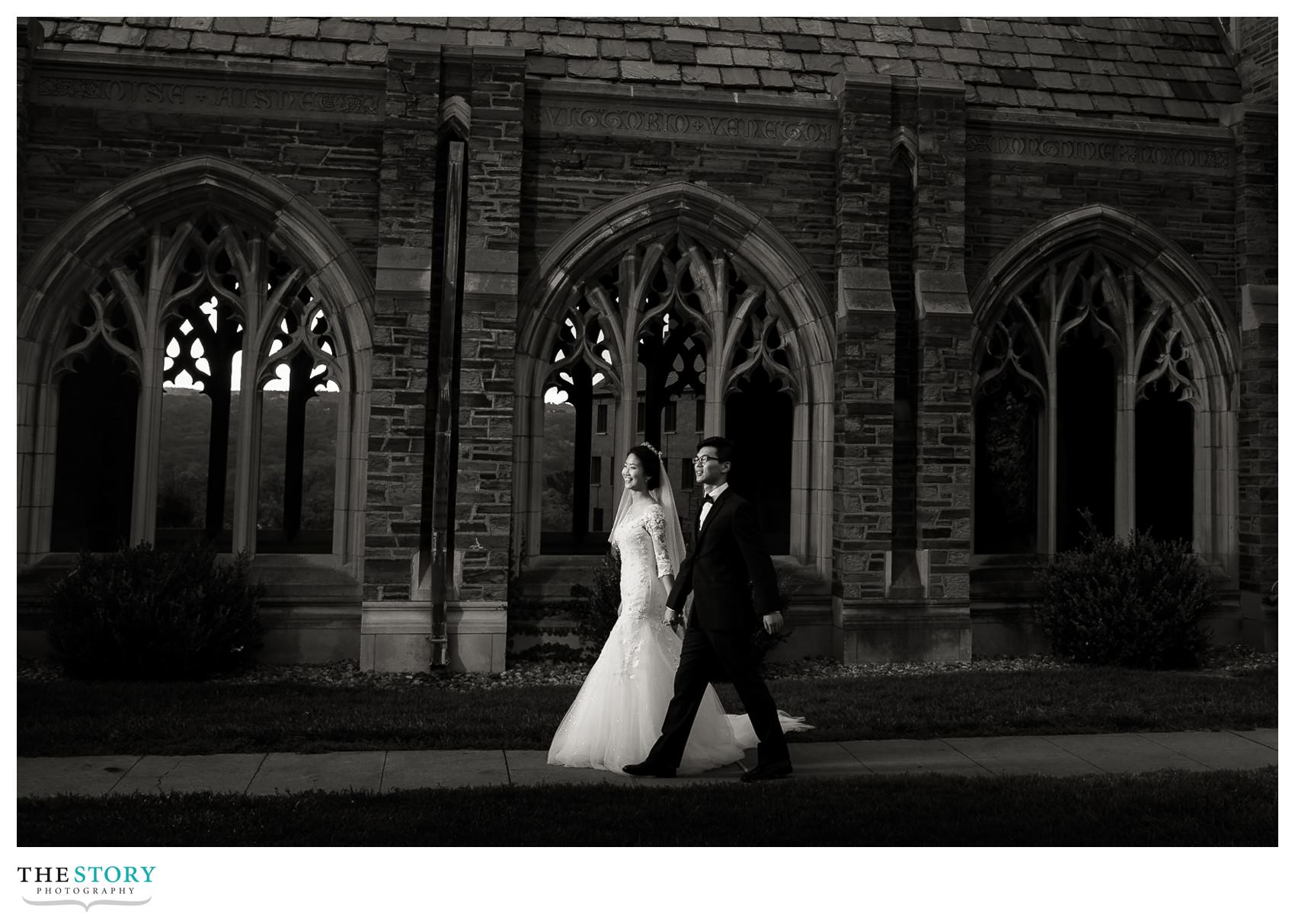 pre-wedding photography at Cornell west campus