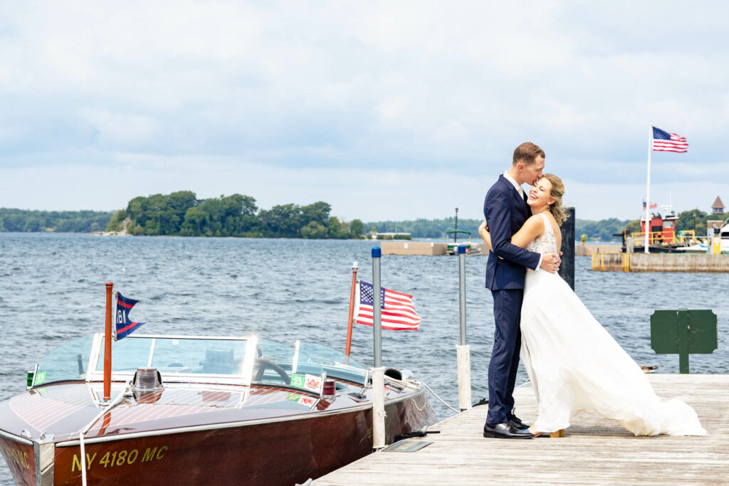 1000 Islands Wedding Photo