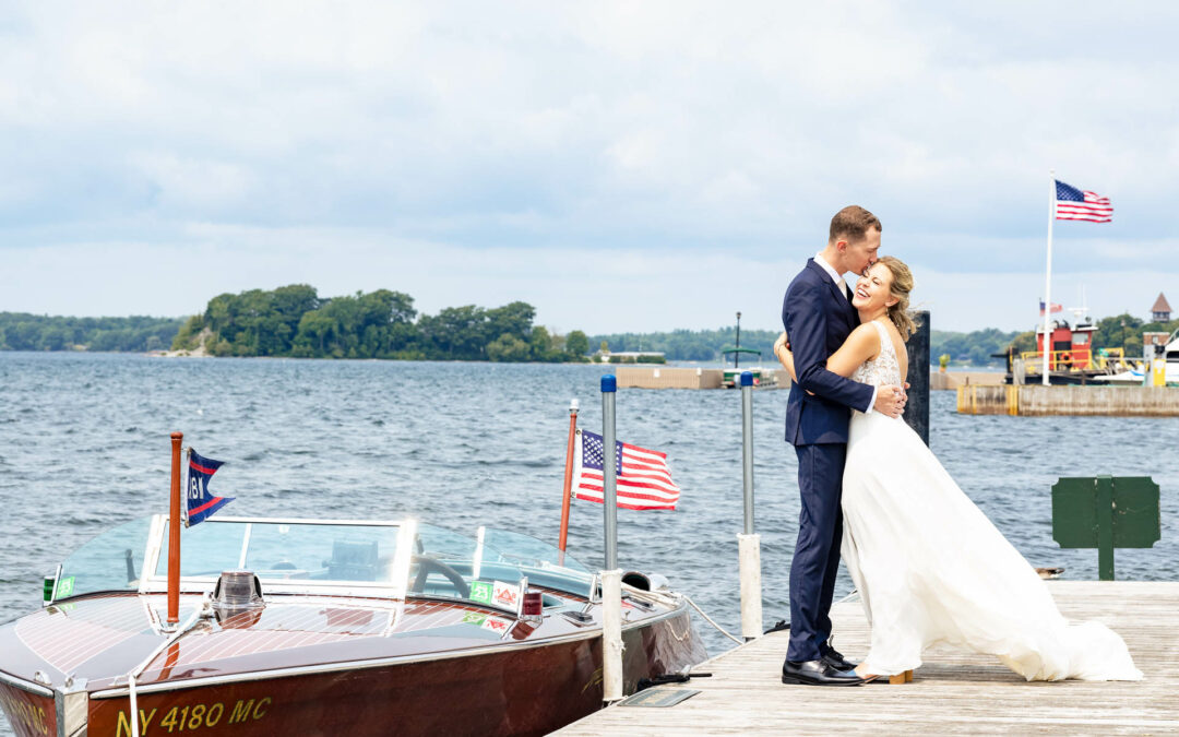 Stephanie & Jason’s 1000 Islands Harbor Hotel Wedding!